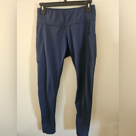 Iuga Pants - Iuga Womans Blue Yoga Pants  Size M